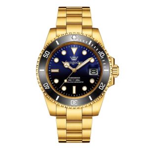 电镀金色钢表41mm